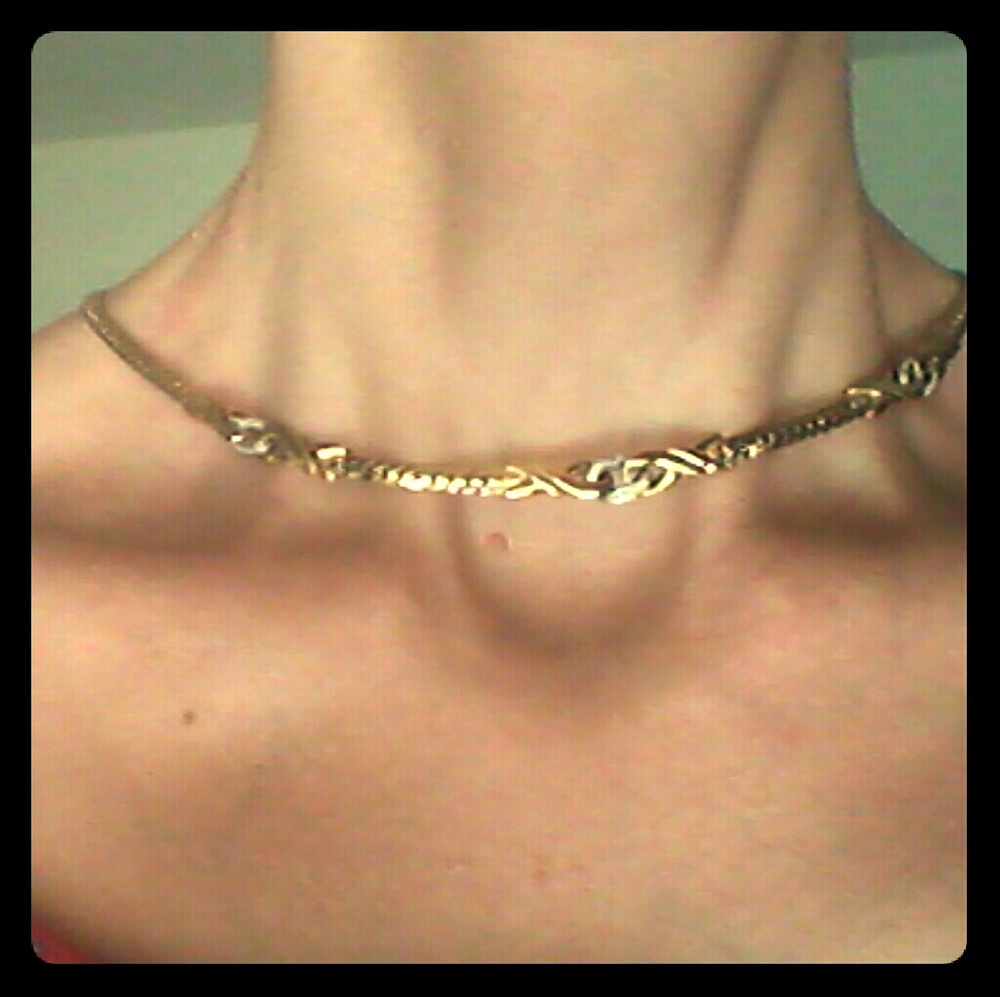Gold plated necklace